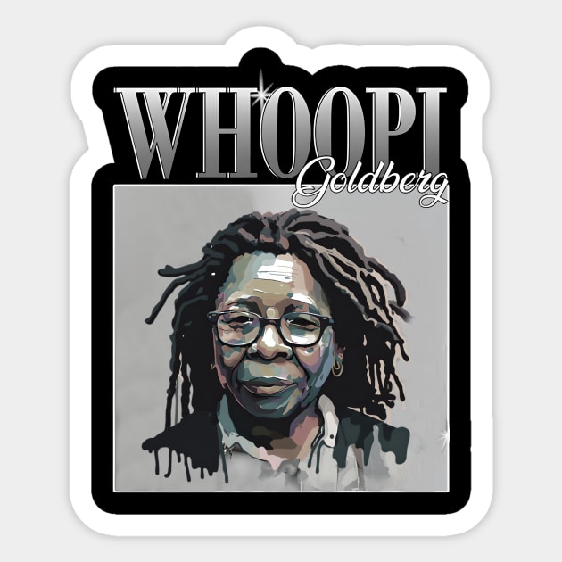 Whoopi Goldberg Sticker by bonsauba